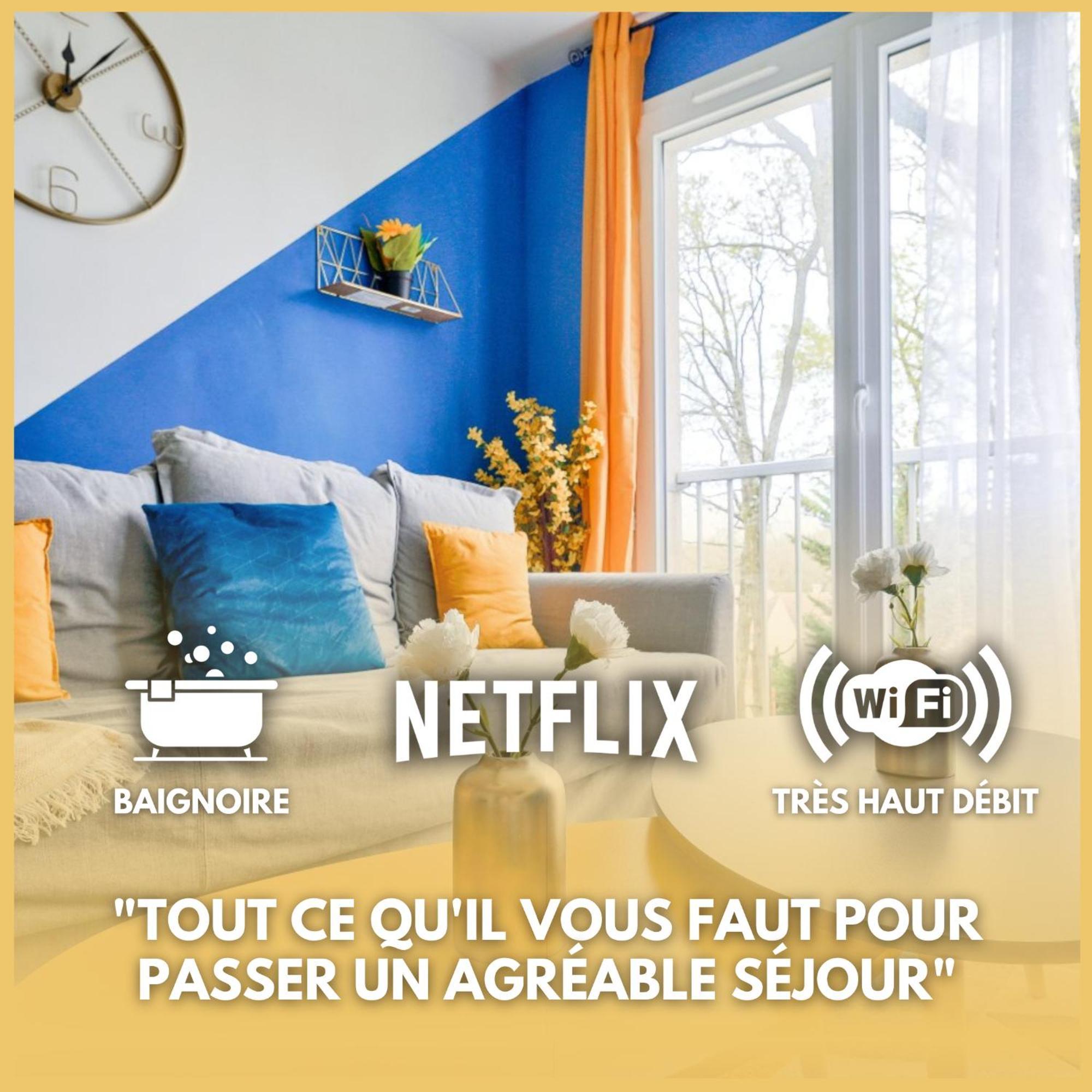 Le Cosy Yellow Appartement Lumineux A 5 Min De La Gare D'Evry Avec Parking Gratuit Courcouronnes 外观 照片